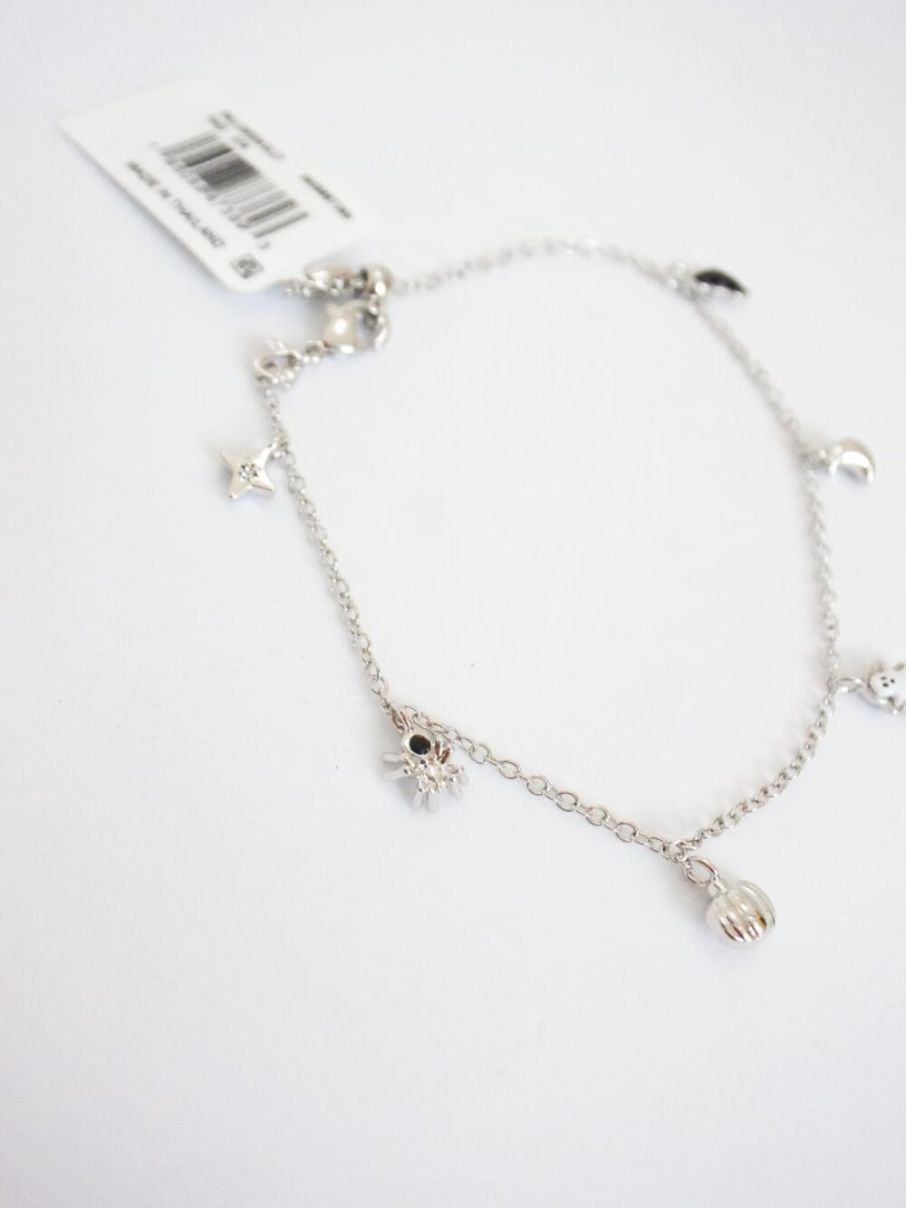 *Kendra Scott* Halloween Silver Delicate Chain Bracelet - NEW! - (rv: $55!) - Picture 3 of 5